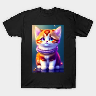 Cute cat graphic design artwork T-Shirt